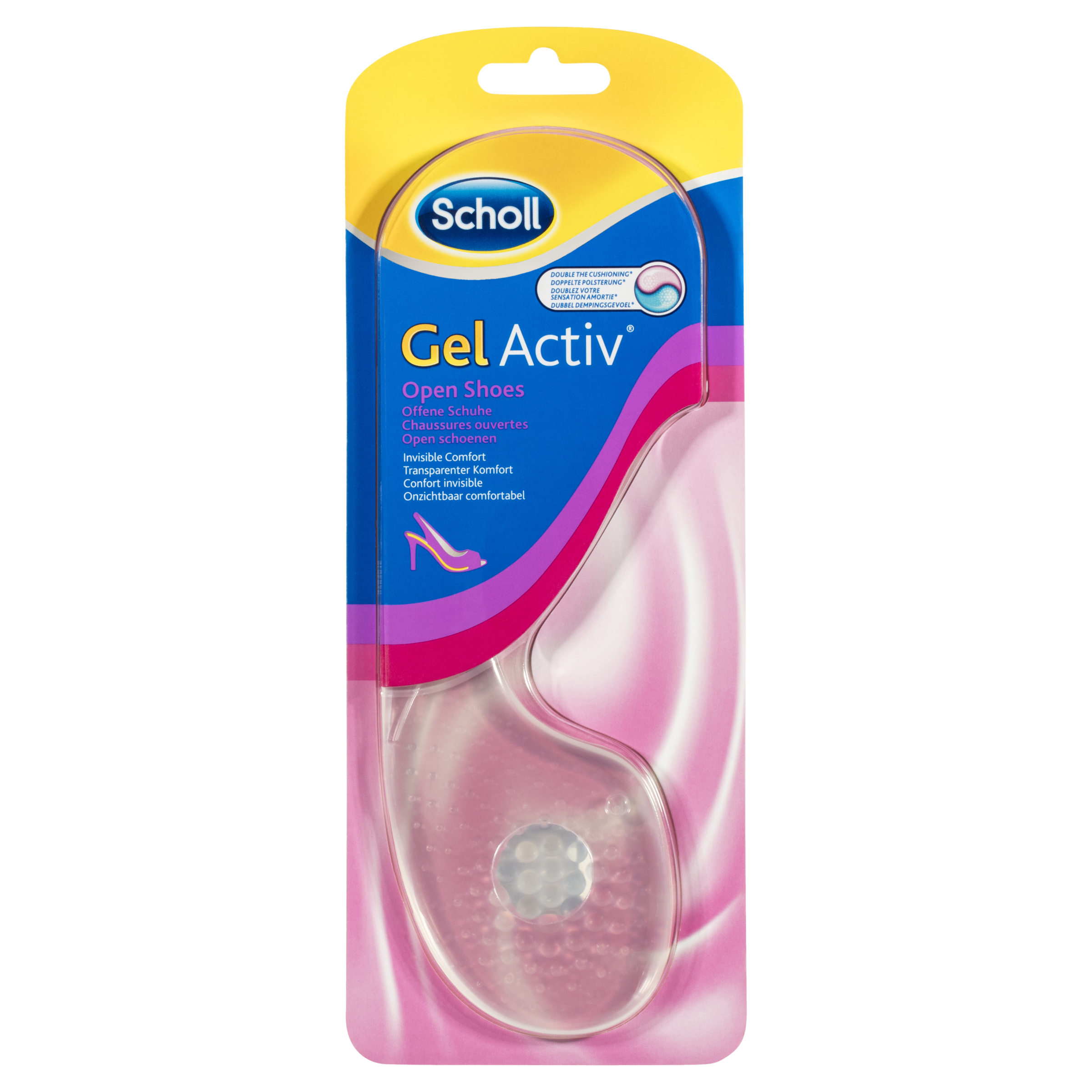 Scholl GelActiv Women's Insoles for Open Shoes
