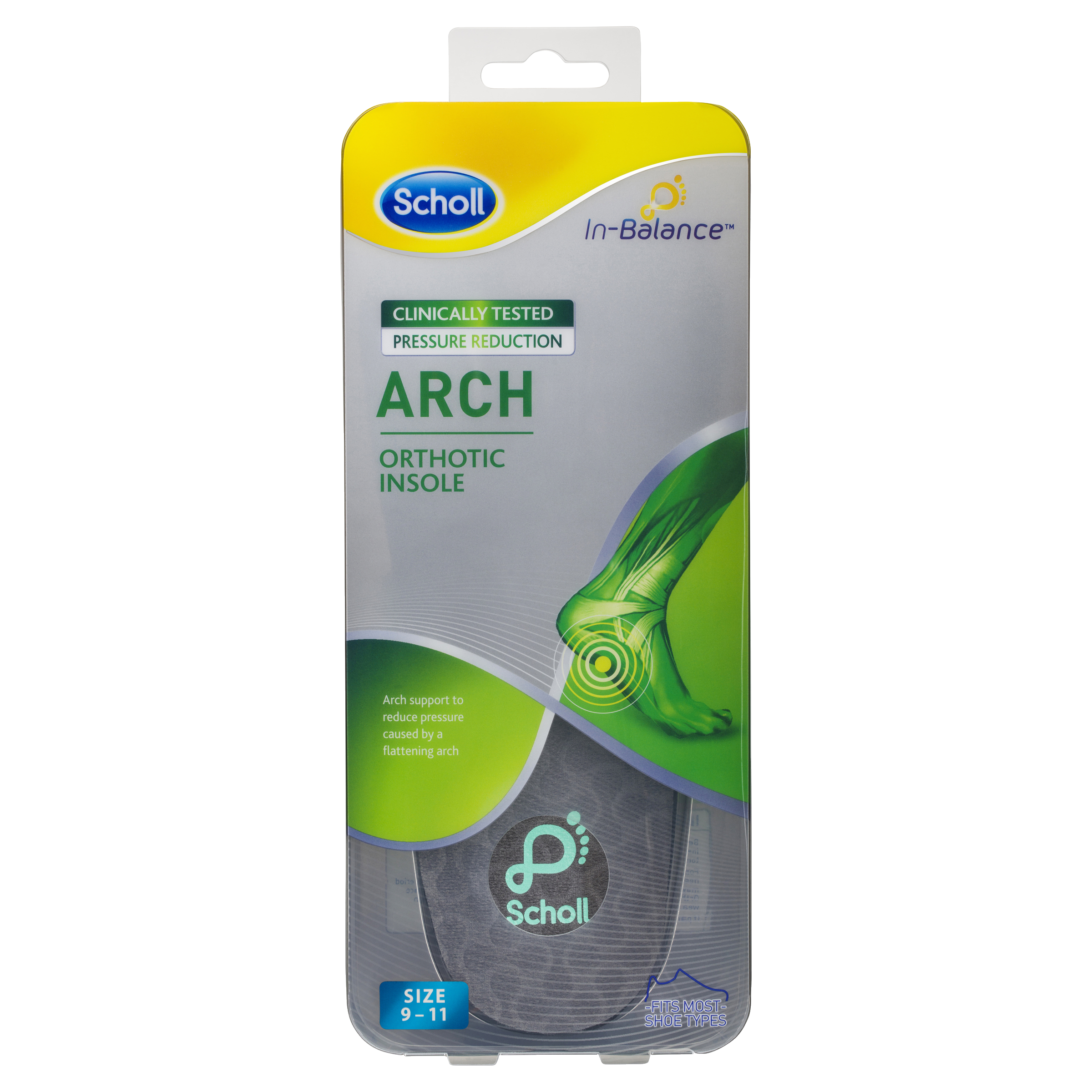 Scholl In-Balance Arch Orthotic Insole