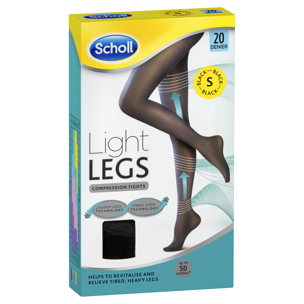 Scholl Light Legs Compression Tights - 20 Denier - Net Pharmacy