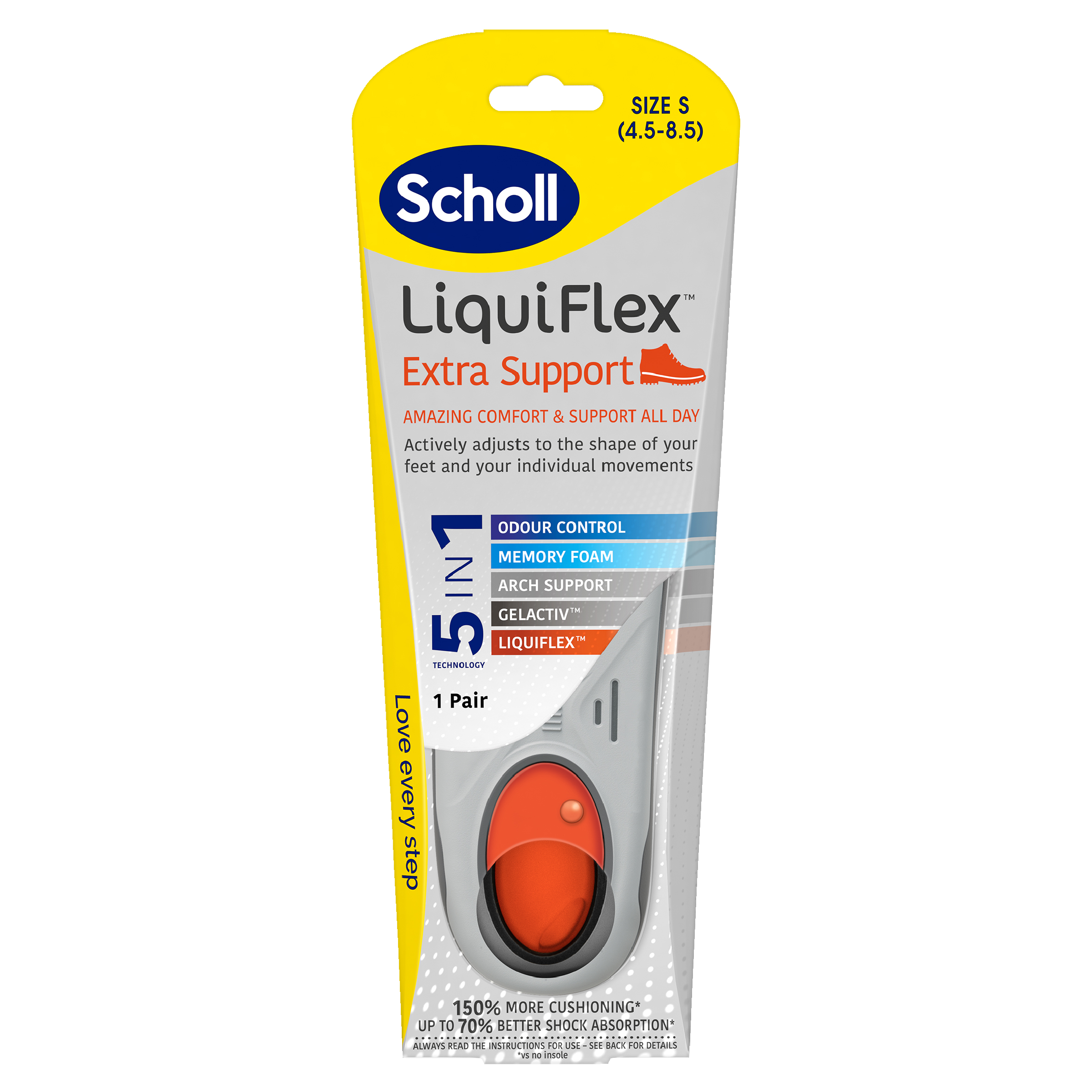 Scholl LiquiFlex Extra Support Insole
