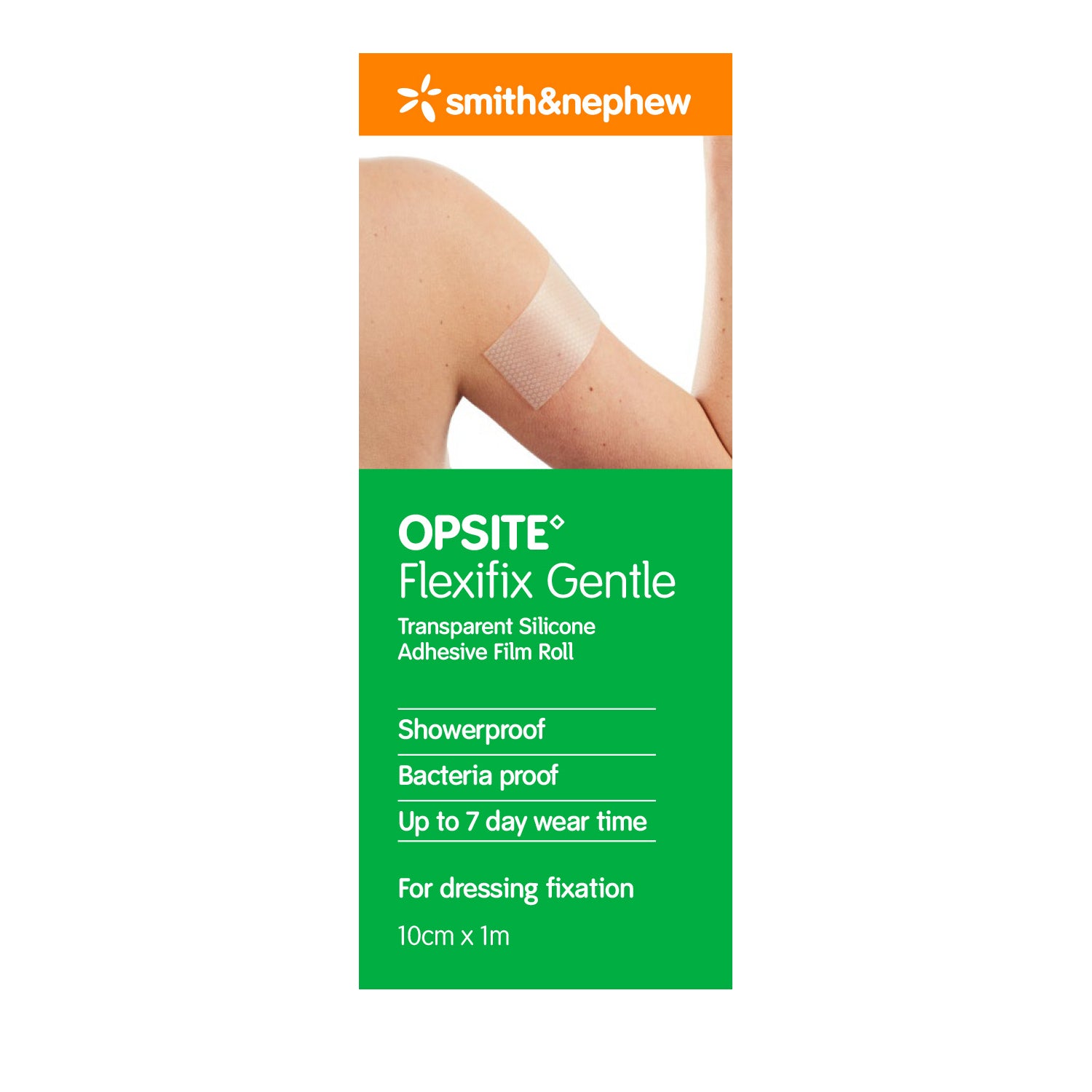 Smith & Nephew OPSITE Flexifix Gentle Transparent Silicone Adhesive Film Roll