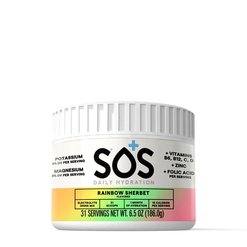 SOS Daily Hydration Electrolyte Drink Mix - Rainbow Sherbet