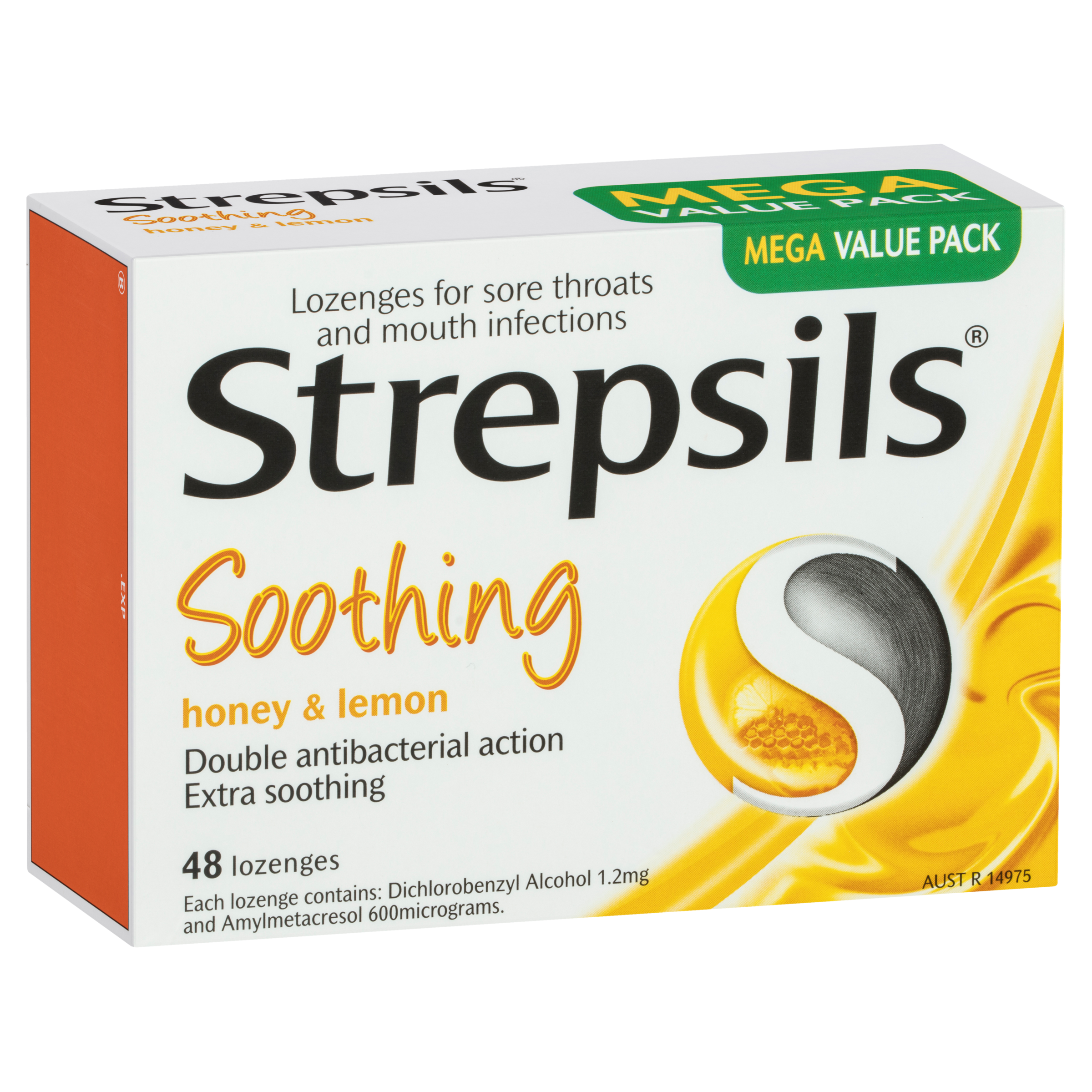 Strepsils Lozenges - Honey & Lemon Flavour