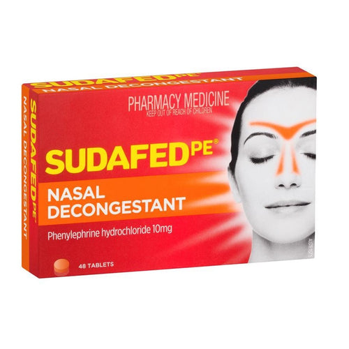 Sudafed PE Nasal Decongestant