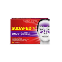 Sudafed PE Sinus + Allergy & Pain Relief