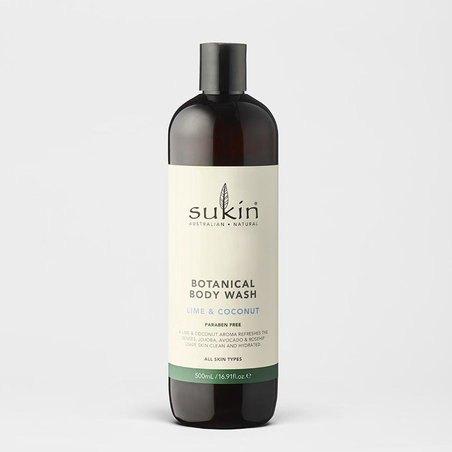 Sukin Botanical Body Wash - Lime and Coconut
