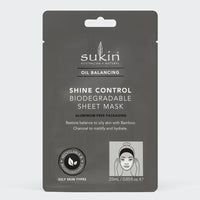 Sukin Oil Balancing Shine Control Biodegradable Sheet Mask