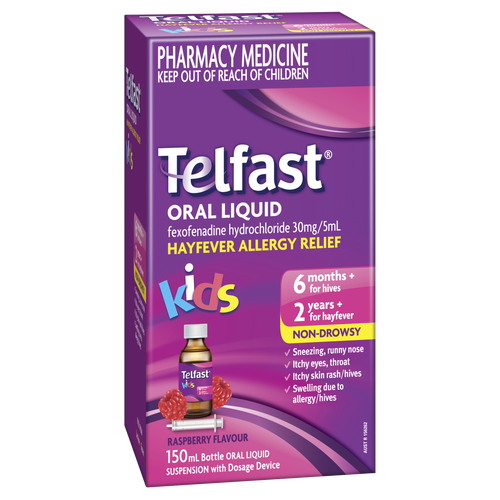 Telfast Kids Oral Liquid Hayfever Allergy Relief