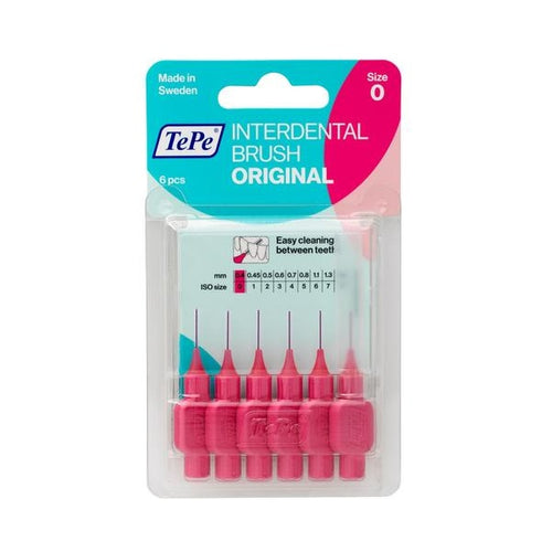 TePe Interdental Brush Size 0 - 0.4mm Pink