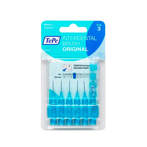 TePe Interdental Brush Size 3 - 0.6mm Blue