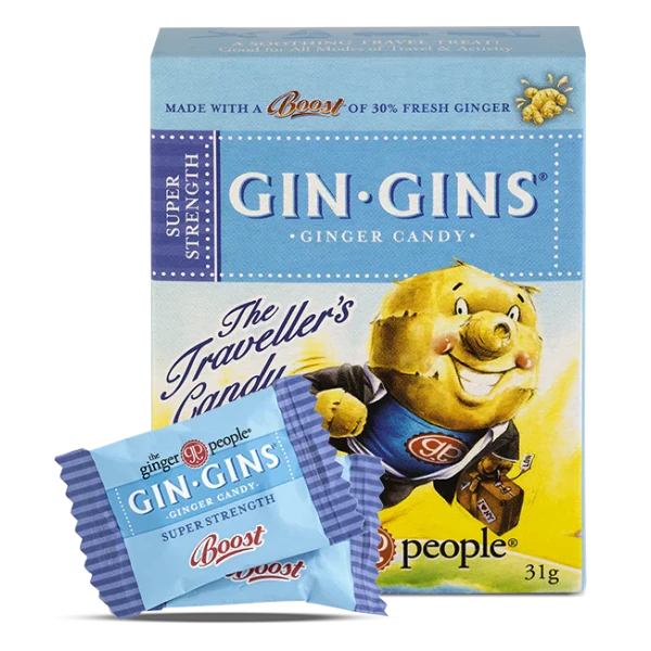 The Ginger People Gin Gins Hard Ginger Candy - Super Strength