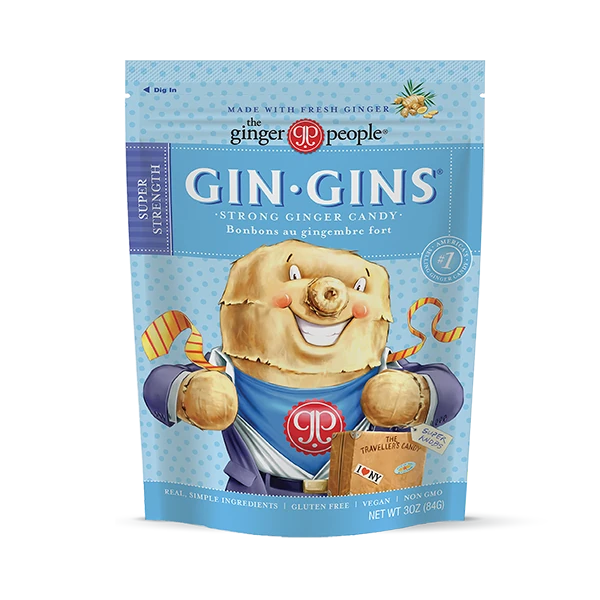 The Ginger People Gin Gins Hard Ginger Candy - Super Strength