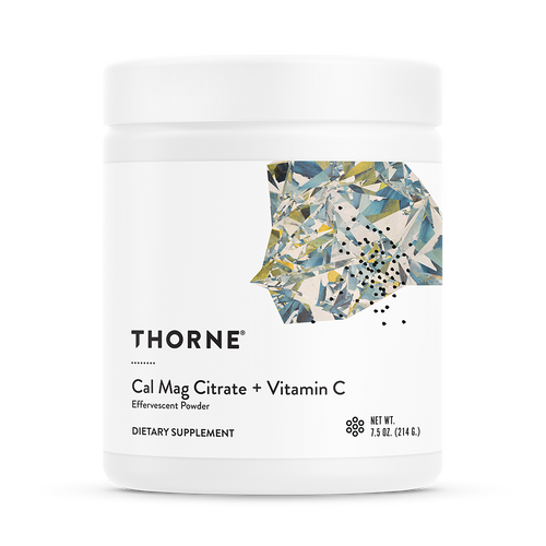 Thorne Research Cal-Mag Citrate + Vitamin C Effervescent Powder