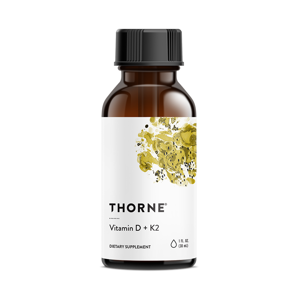 Thorne Research Vitamin D + K2 Liquid