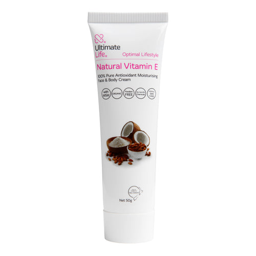 Ultimate Life Natural Vitamin E 100% Pure Antioxidant Moisturising Face & Body Cream