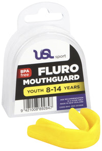 USL Sport Fluro Mouthguard Youth 8-14 Years