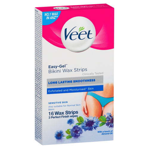 Veet Easy-Gel Bikini Wax Strips Sensitive Skin