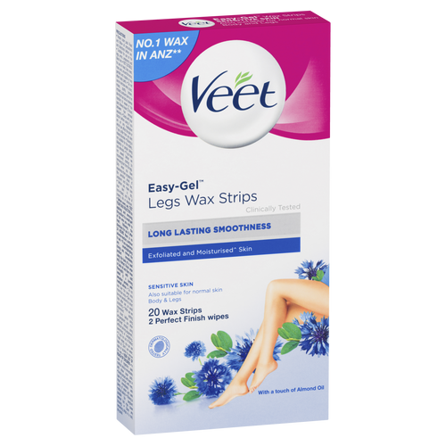 Veet Easy-Gel Legs Wax Strips Sensitive Skin