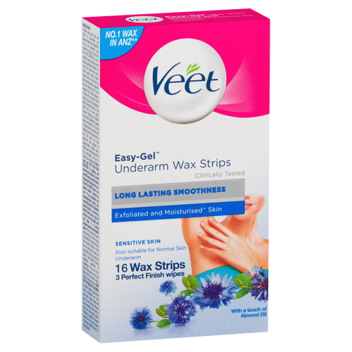 Veet Easy-Gel Underarm Wax Strips