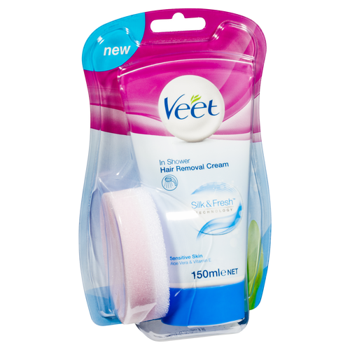 Veet In Shower Hair Removal Cream Sensitive Skin