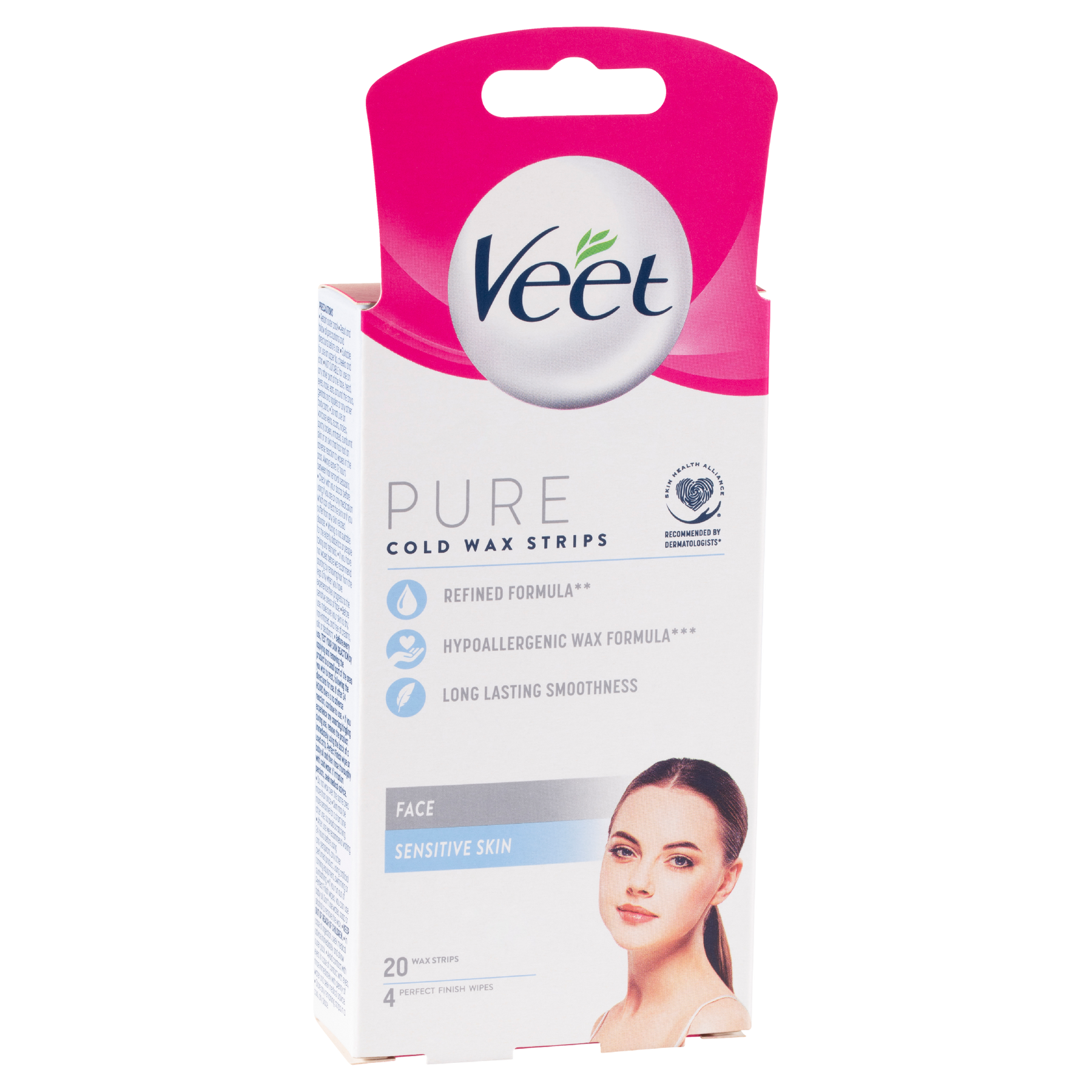 Veet Pure Cold Wax Strips for Face Net Pharmacy