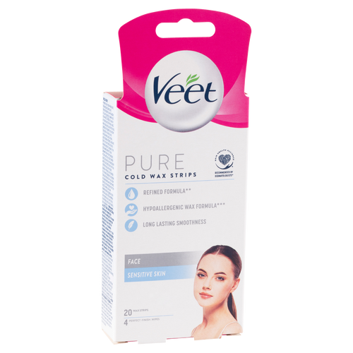 Veet Pure Cold Wax Strips for Face