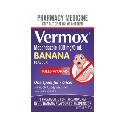 Vermox Banana Favoured Suspension
