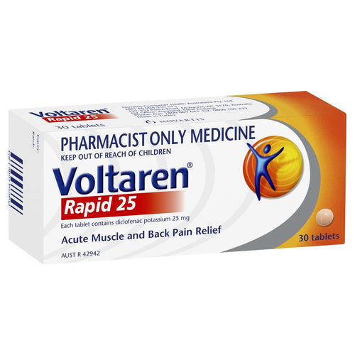 Voltaren Rapid 25 Acute Muscle and Back Pain Relief