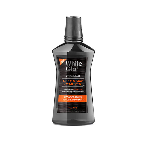 White Glow Charcoal Deep Stain Remover Mouthwash